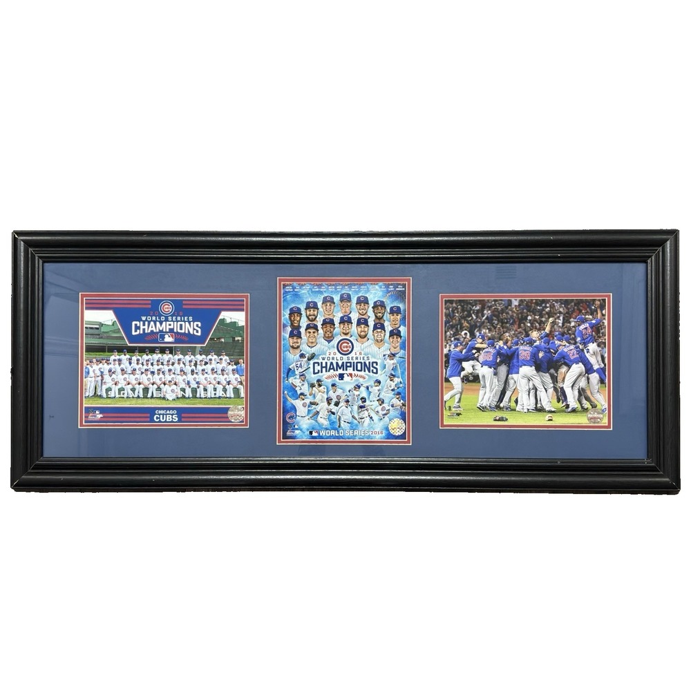 Chicago Cubs 2016 World Series Champions Framed Baseball MLB Prints